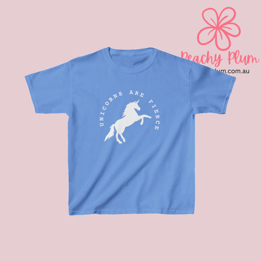 Unicorns are fierce Kids Heavy Cotton™ Tee