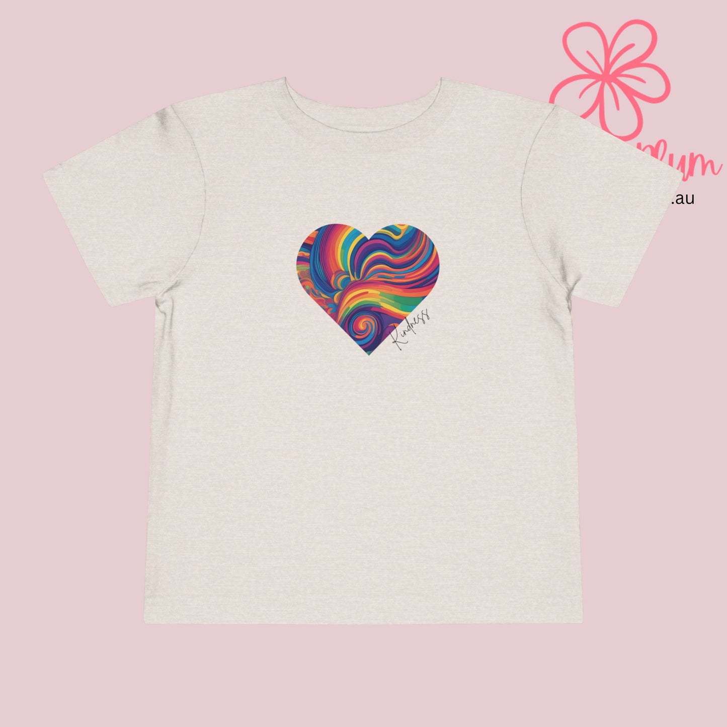 Toddler Kindness Heart Short Sleeve Tee