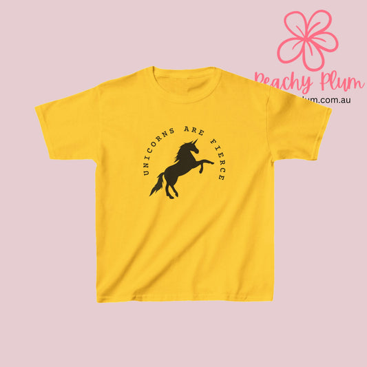 Unicorns are fierce Kids Heavy Cotton™ Tee