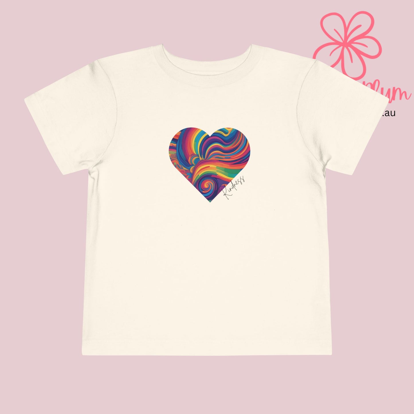 Toddler Kindness Heart Short Sleeve Tee