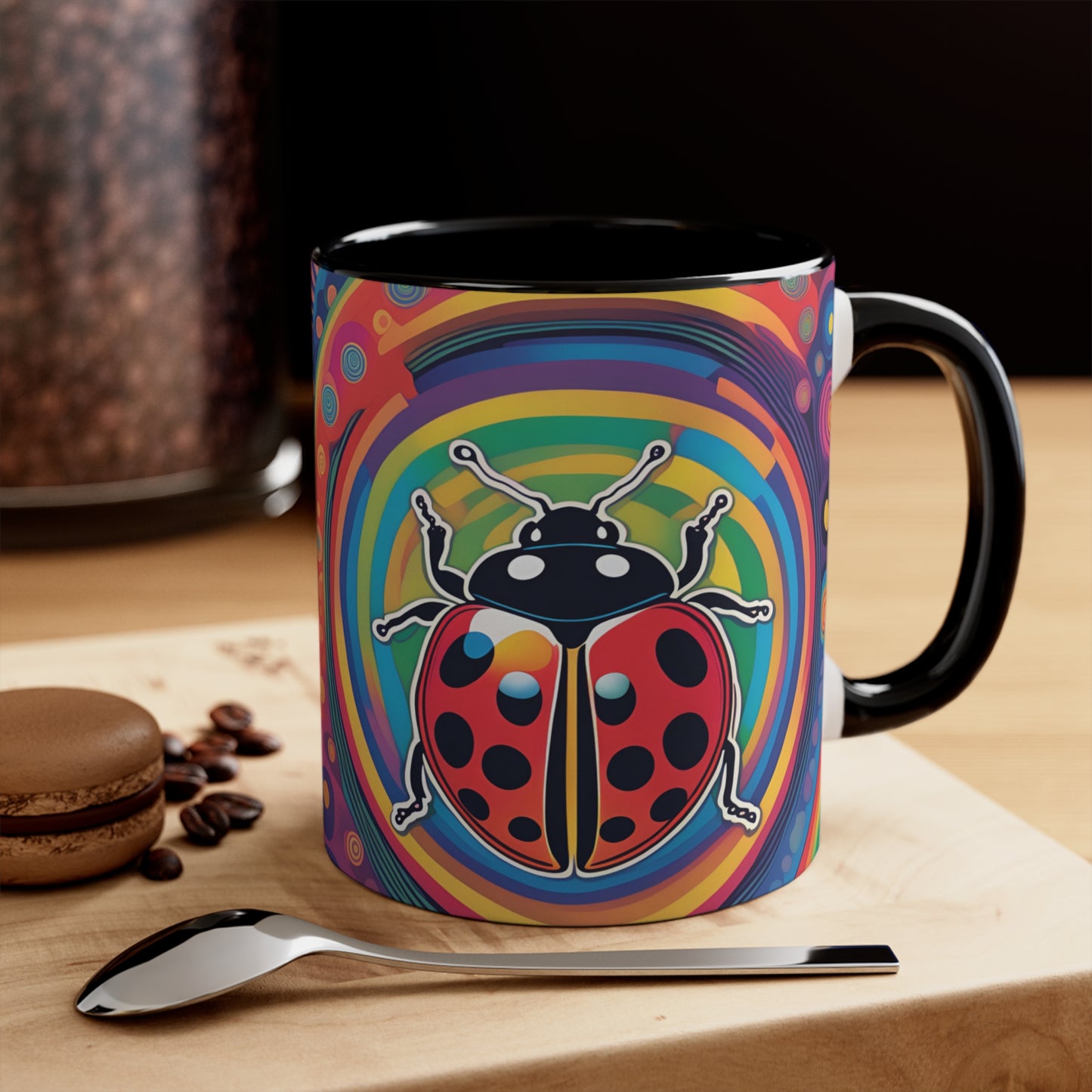 Psychedelic Ladybird Mugs, 11oz