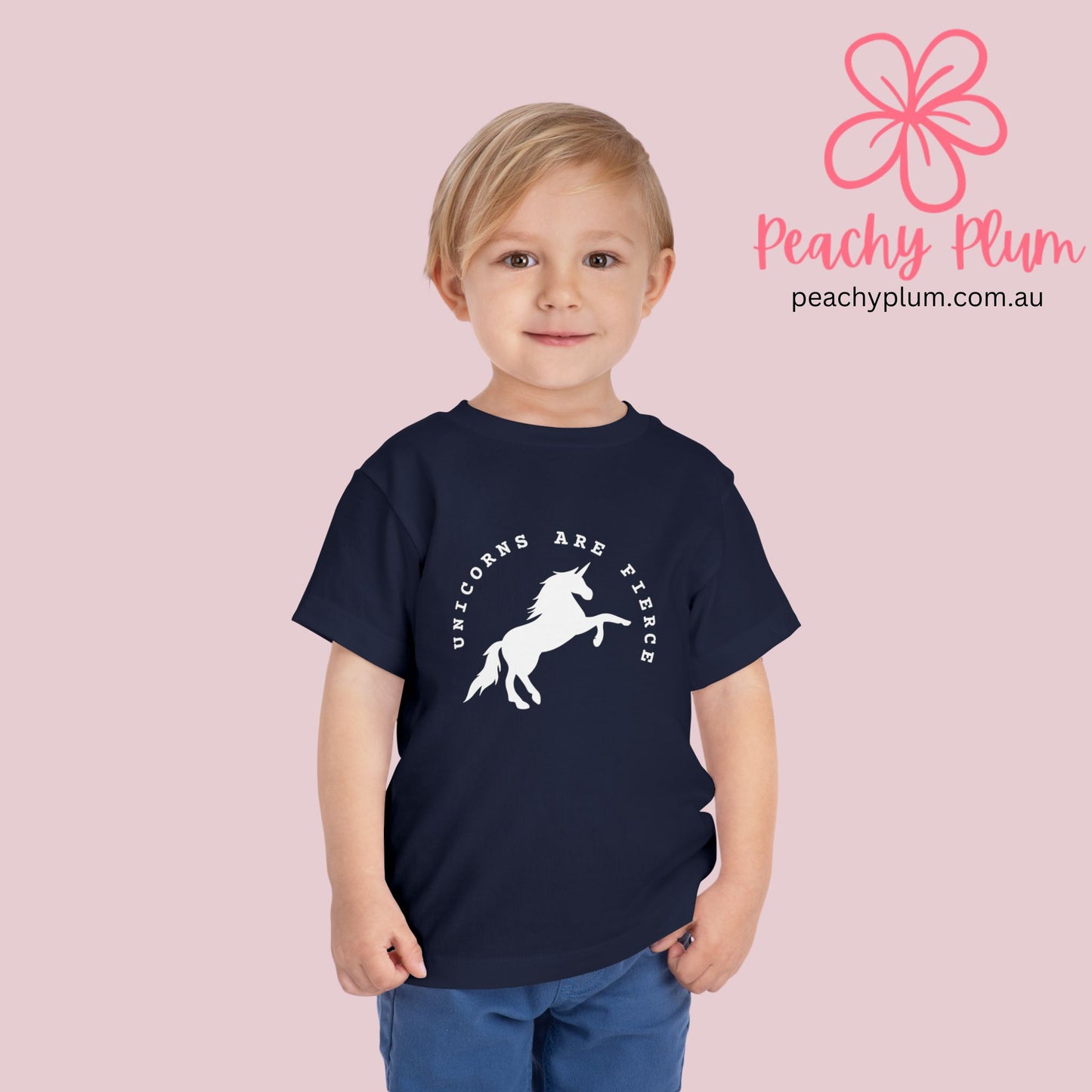 Copy of  Toddler Unicorns are fierce Short Sleeve Tee