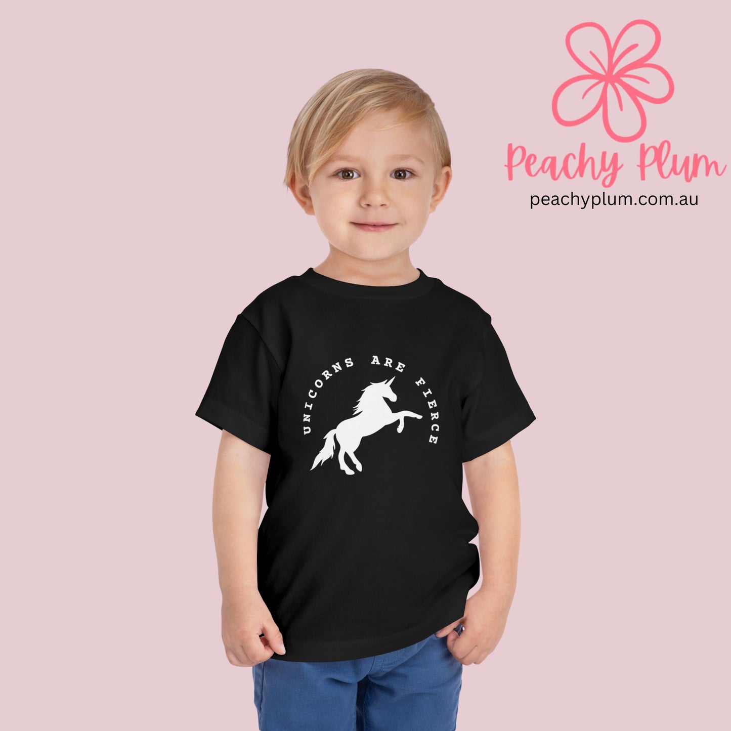 Copy of  Toddler Unicorns are fierce Short Sleeve Tee