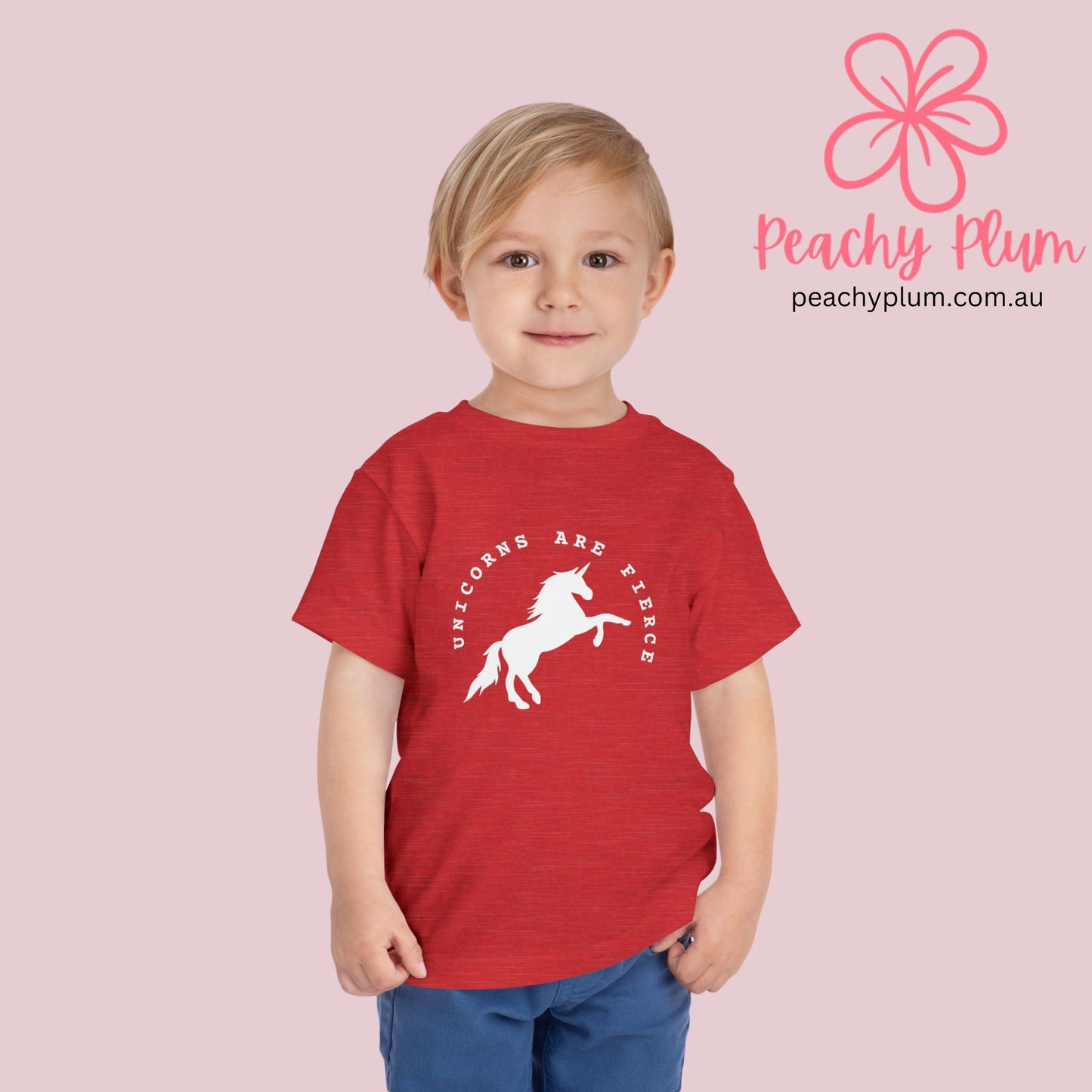 Copy of  Toddler Unicorns are fierce Short Sleeve Tee