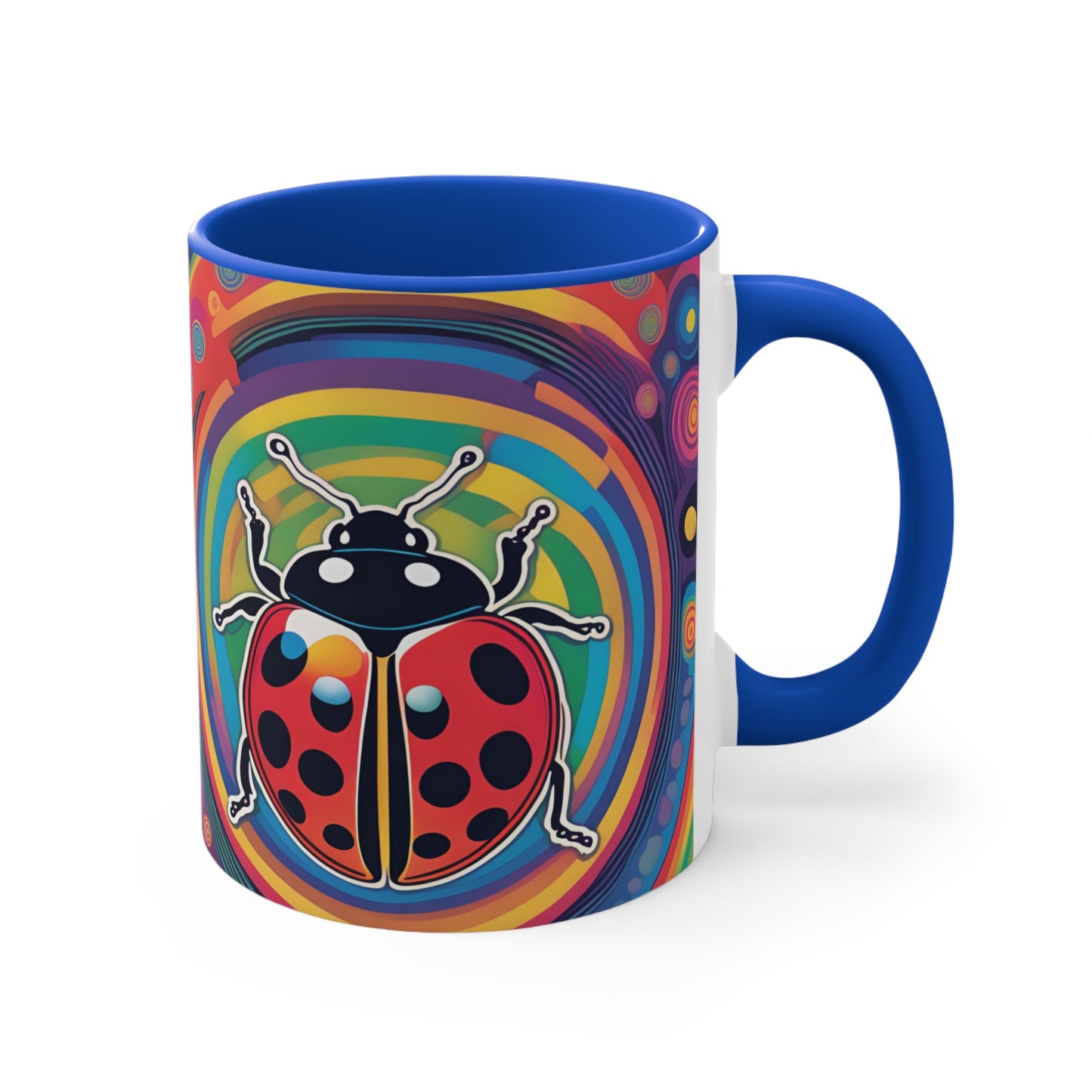 Psychedelic Ladybird Mugs, 11oz