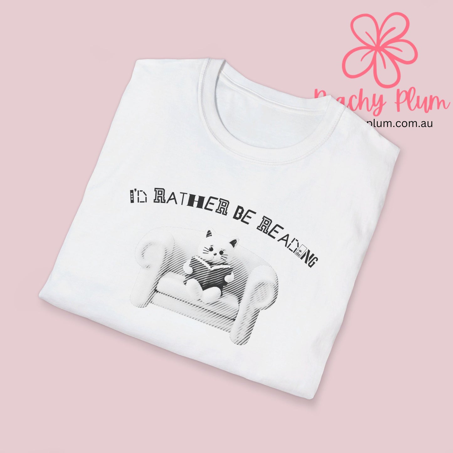 I'd rather be reading Unisex Softstyle T-Shirt gift for readers gift for book lovers