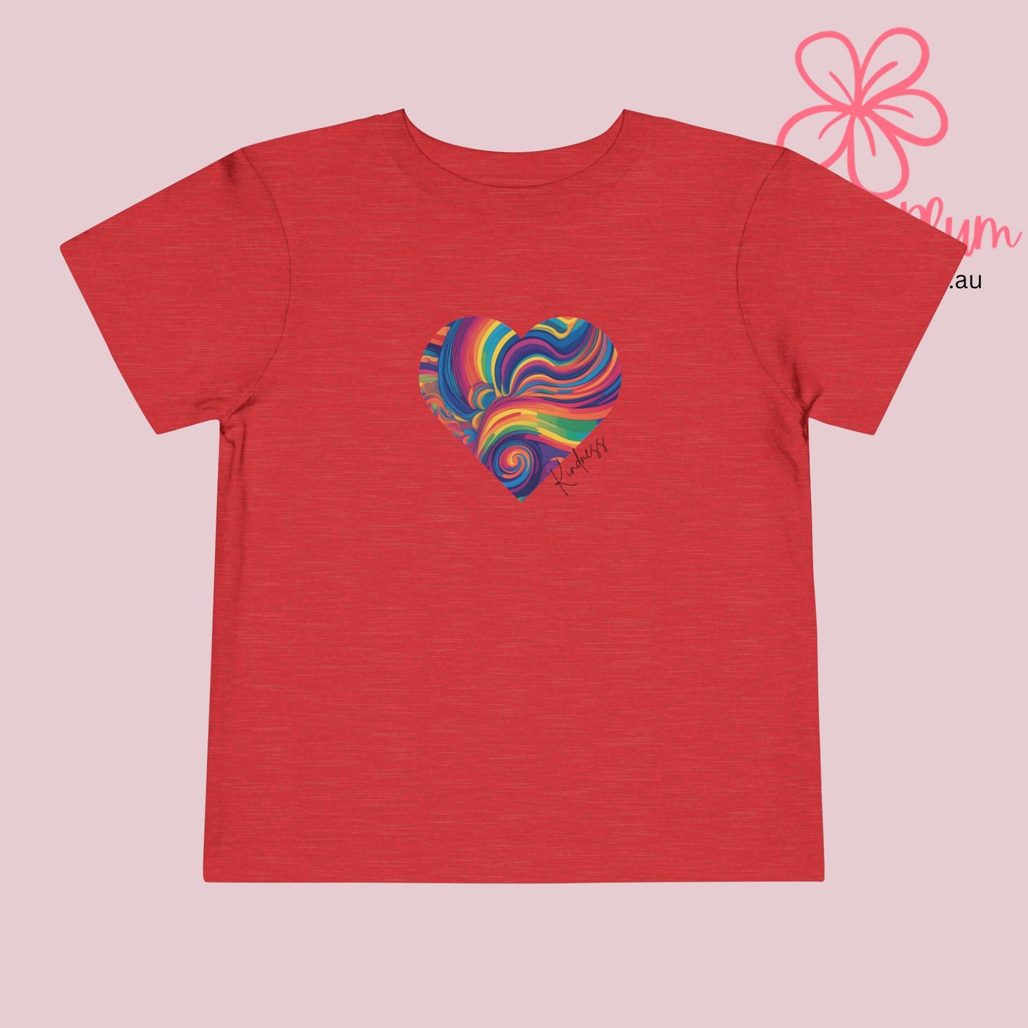 Toddler Kindness Heart Short Sleeve Tee