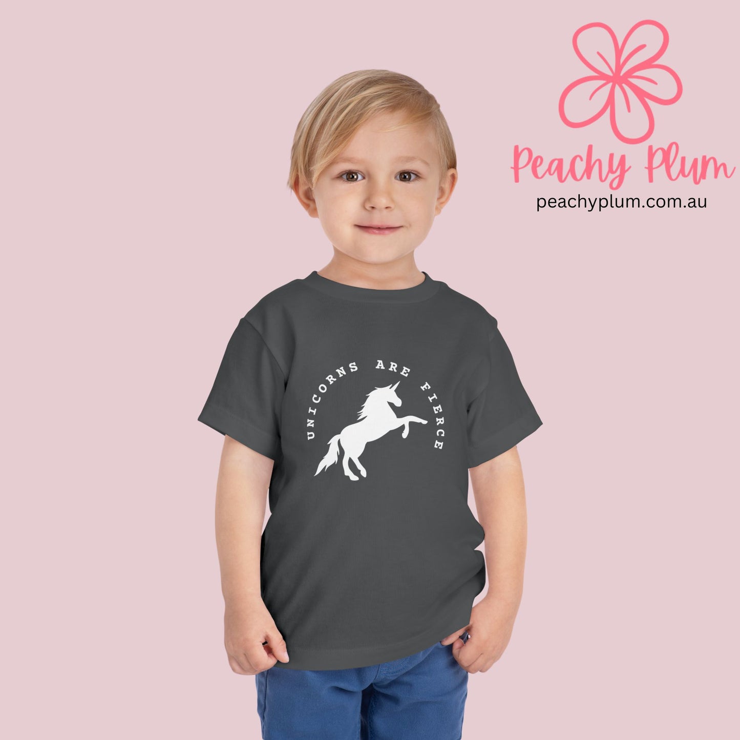 Copy of  Toddler Unicorns are fierce Short Sleeve Tee