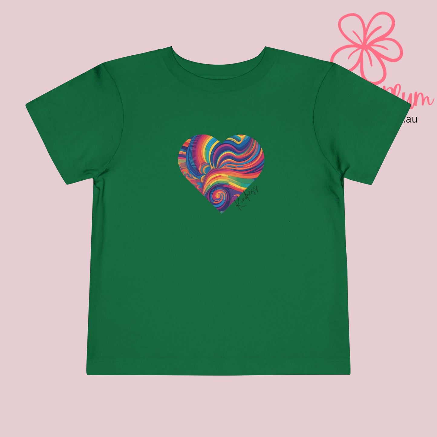 Toddler Kindness Heart Short Sleeve Tee