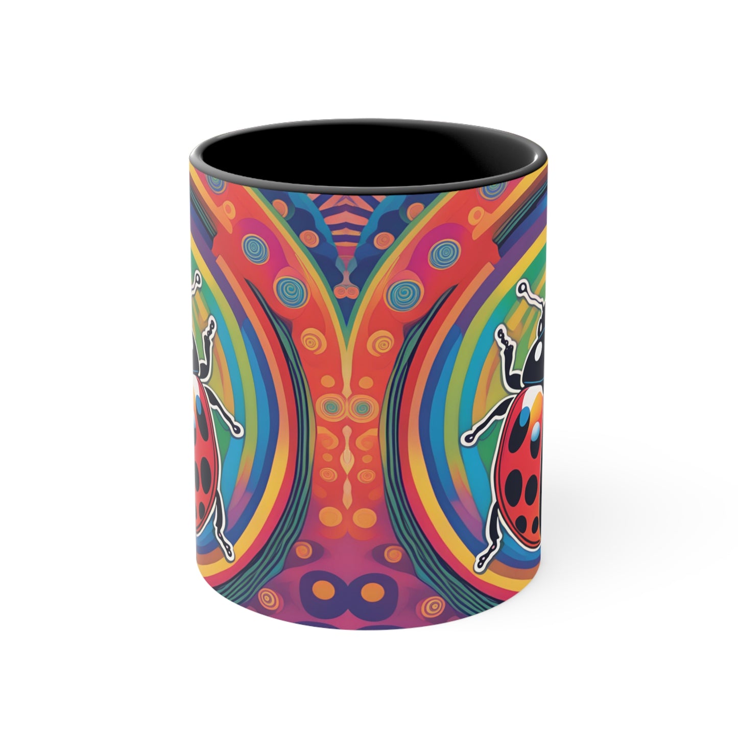 Psychedelic Ladybird Mugs, 11oz