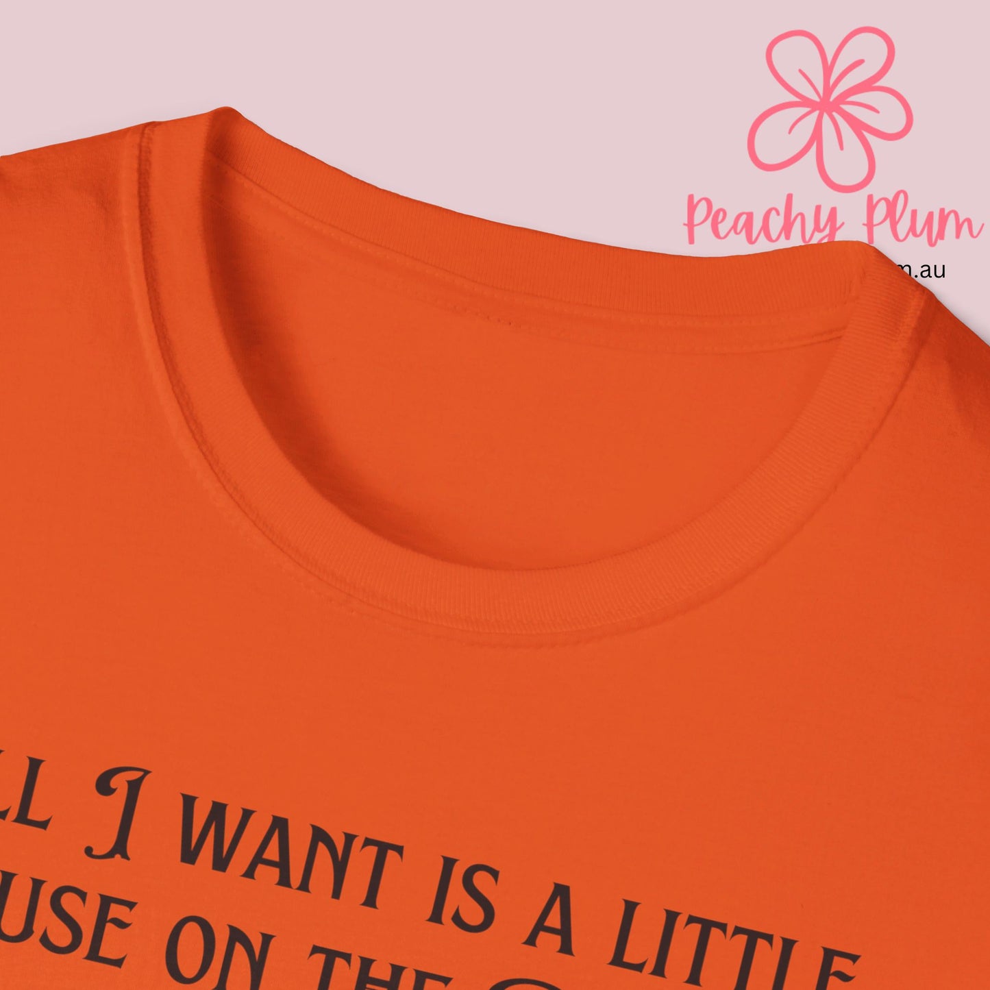 All I want is a little house on the prairie Unisex Softstyle T-Shirt. Book lovers gift