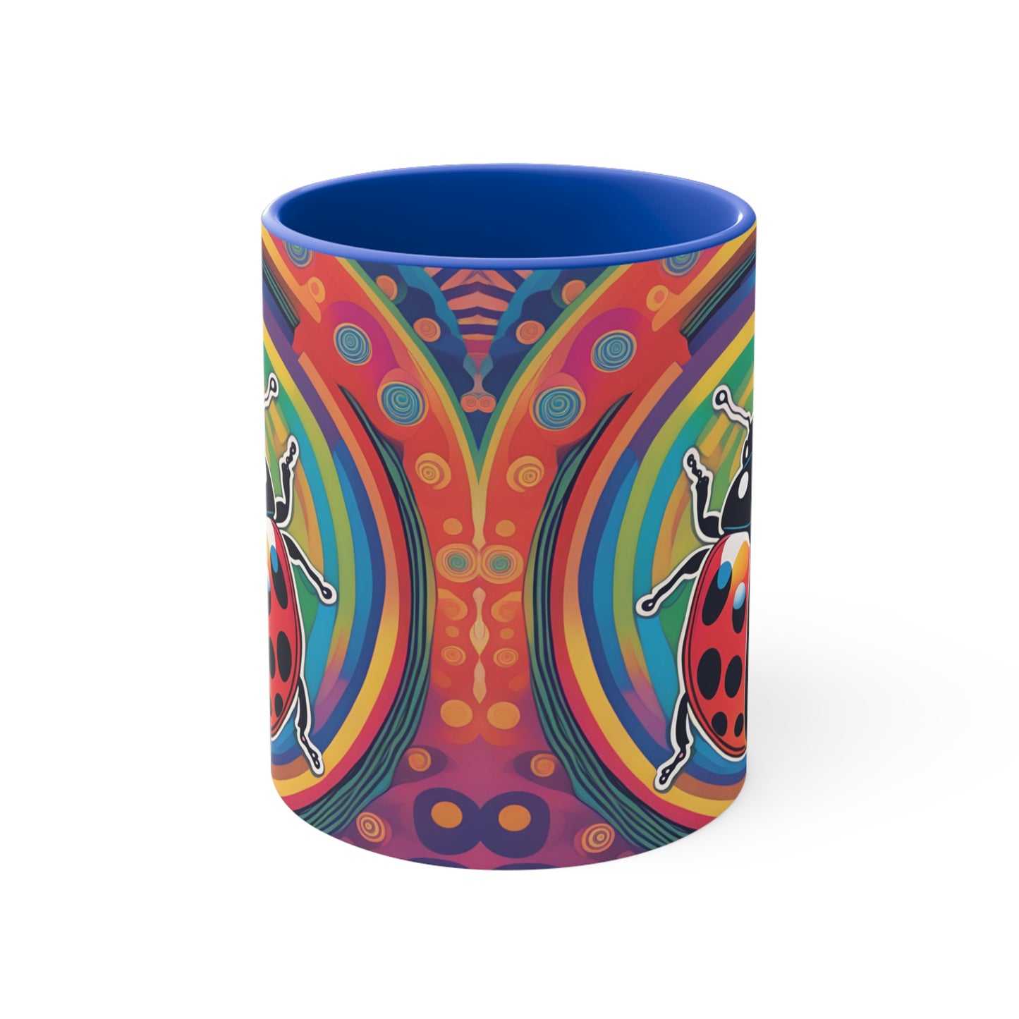 Psychedelic Ladybird Mugs, 11oz