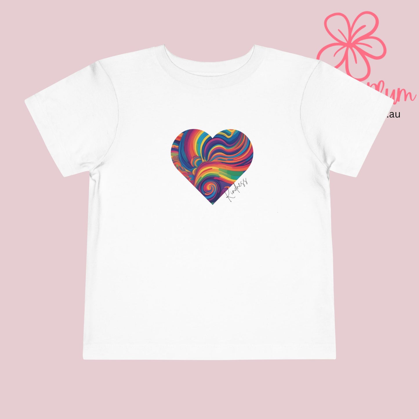 Toddler Kindness Heart Short Sleeve Tee