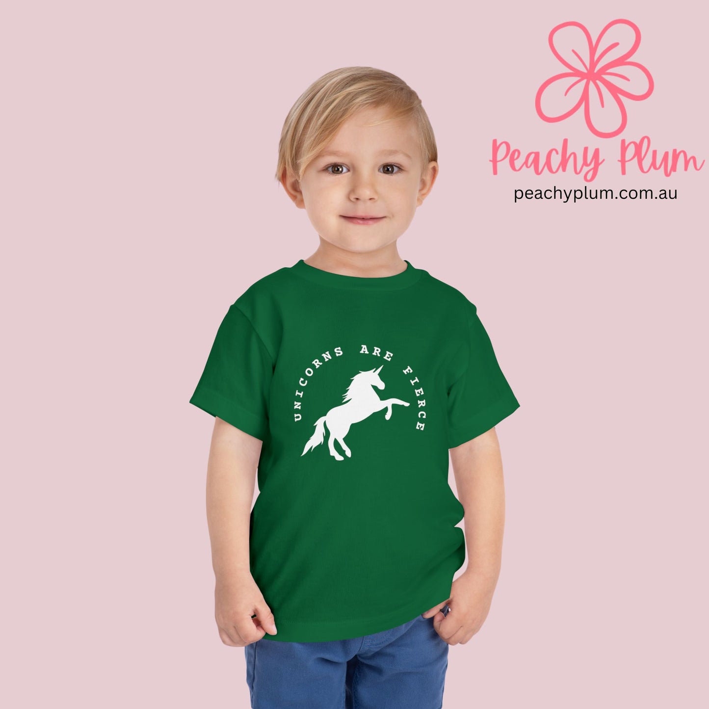 Copy of  Toddler Unicorns are fierce Short Sleeve Tee