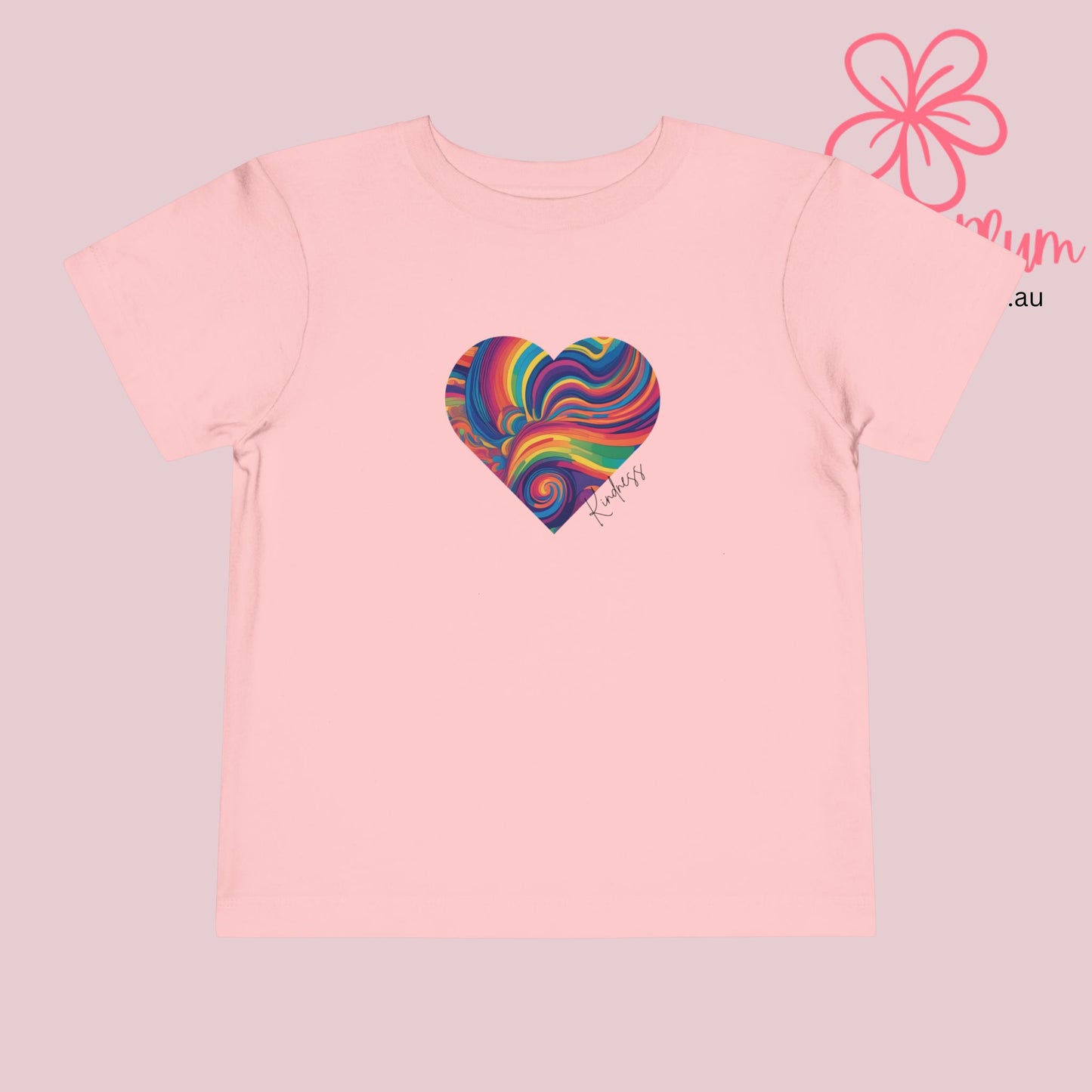 Toddler Kindness Heart Short Sleeve Tee