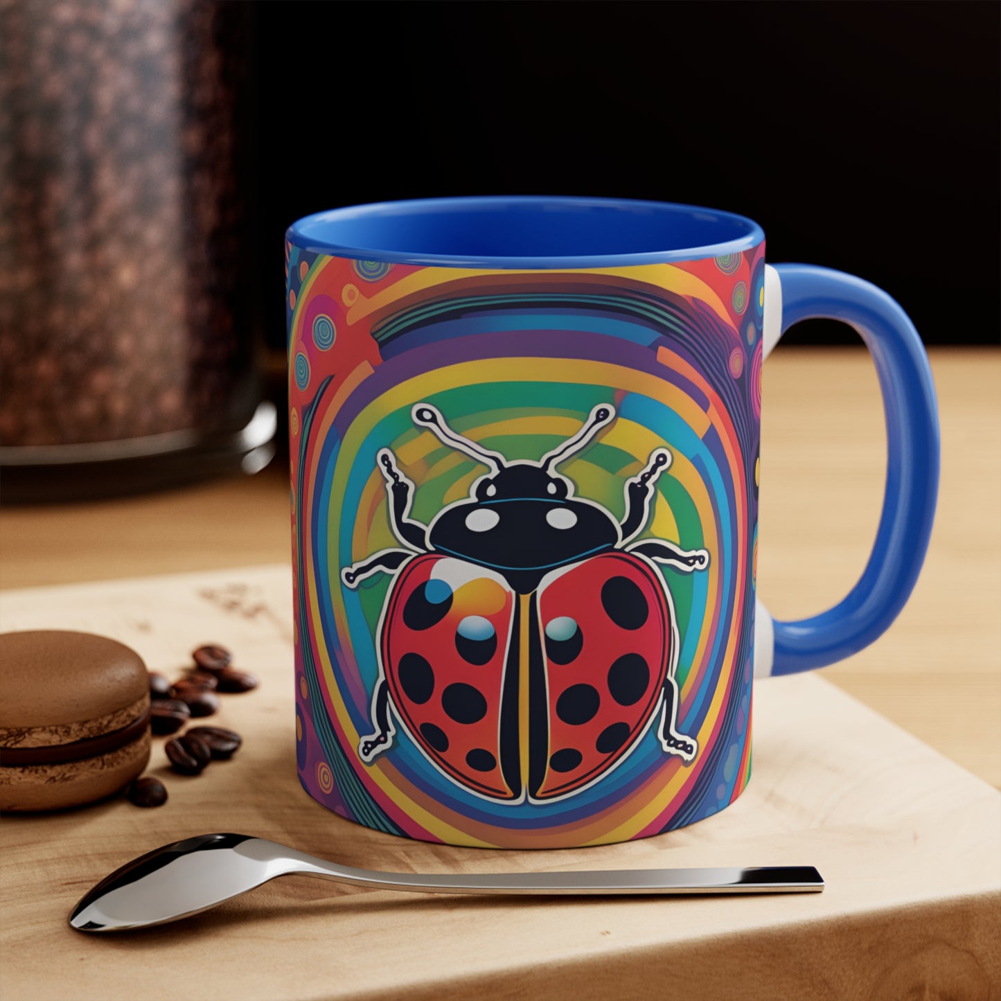 Psychedelic Ladybird Mugs, 11oz