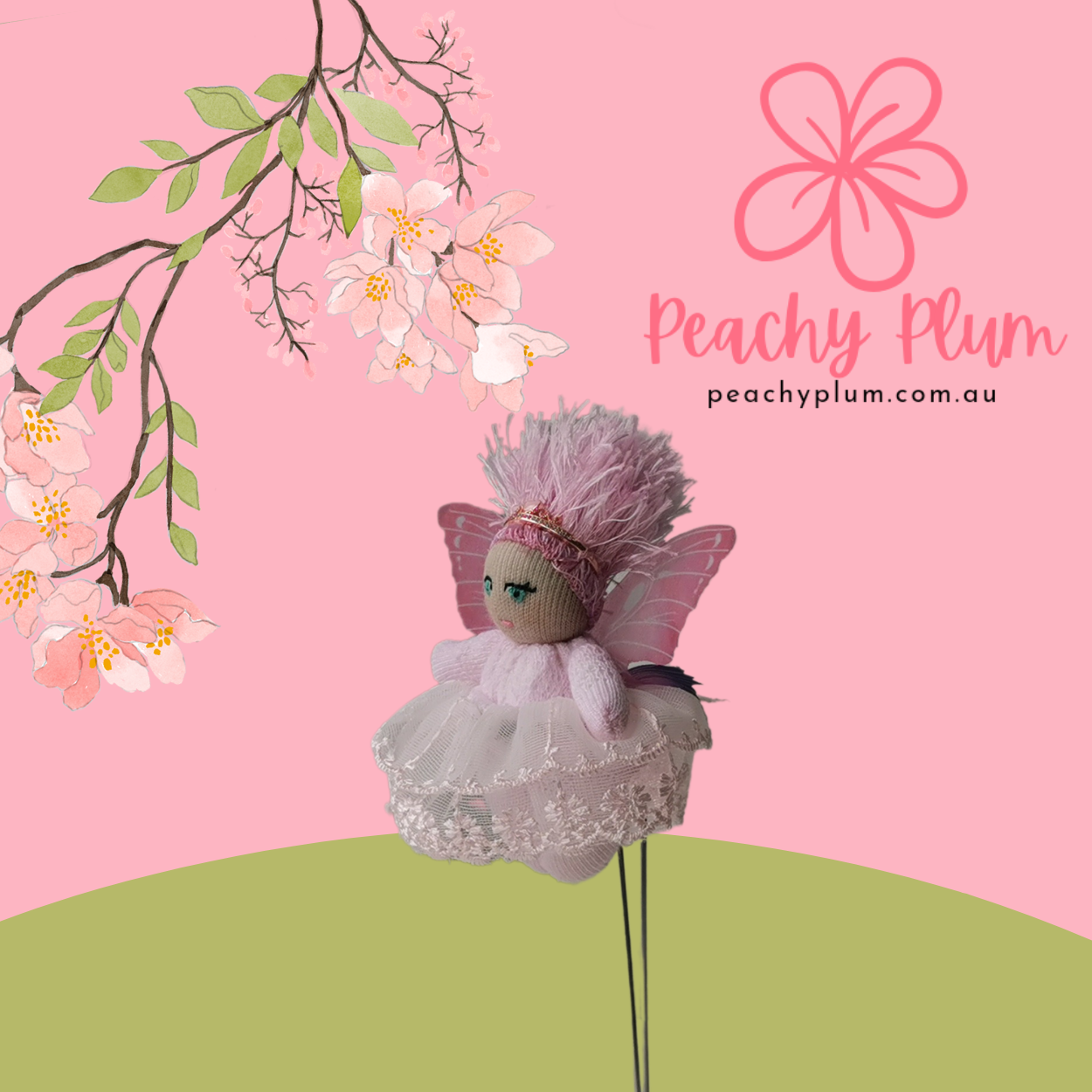 The Pink Fairy Sock Dolly