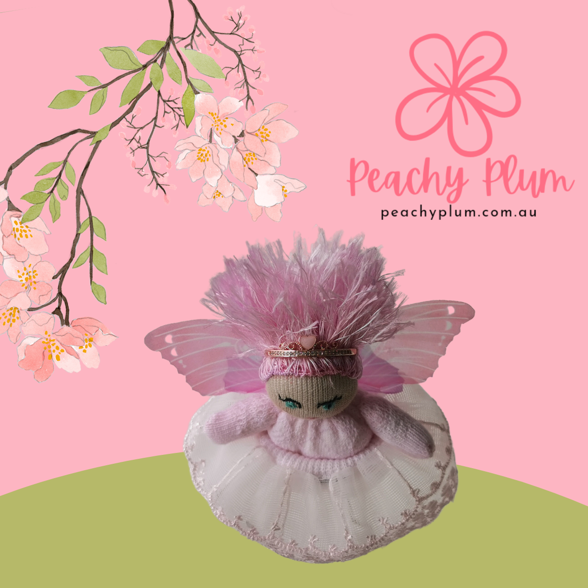 The Pink Fairy Sock Dolly